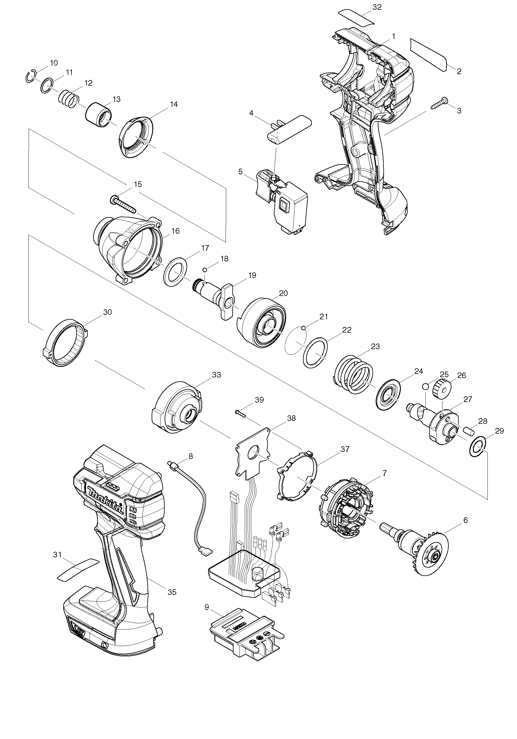 Макита 5001 схема