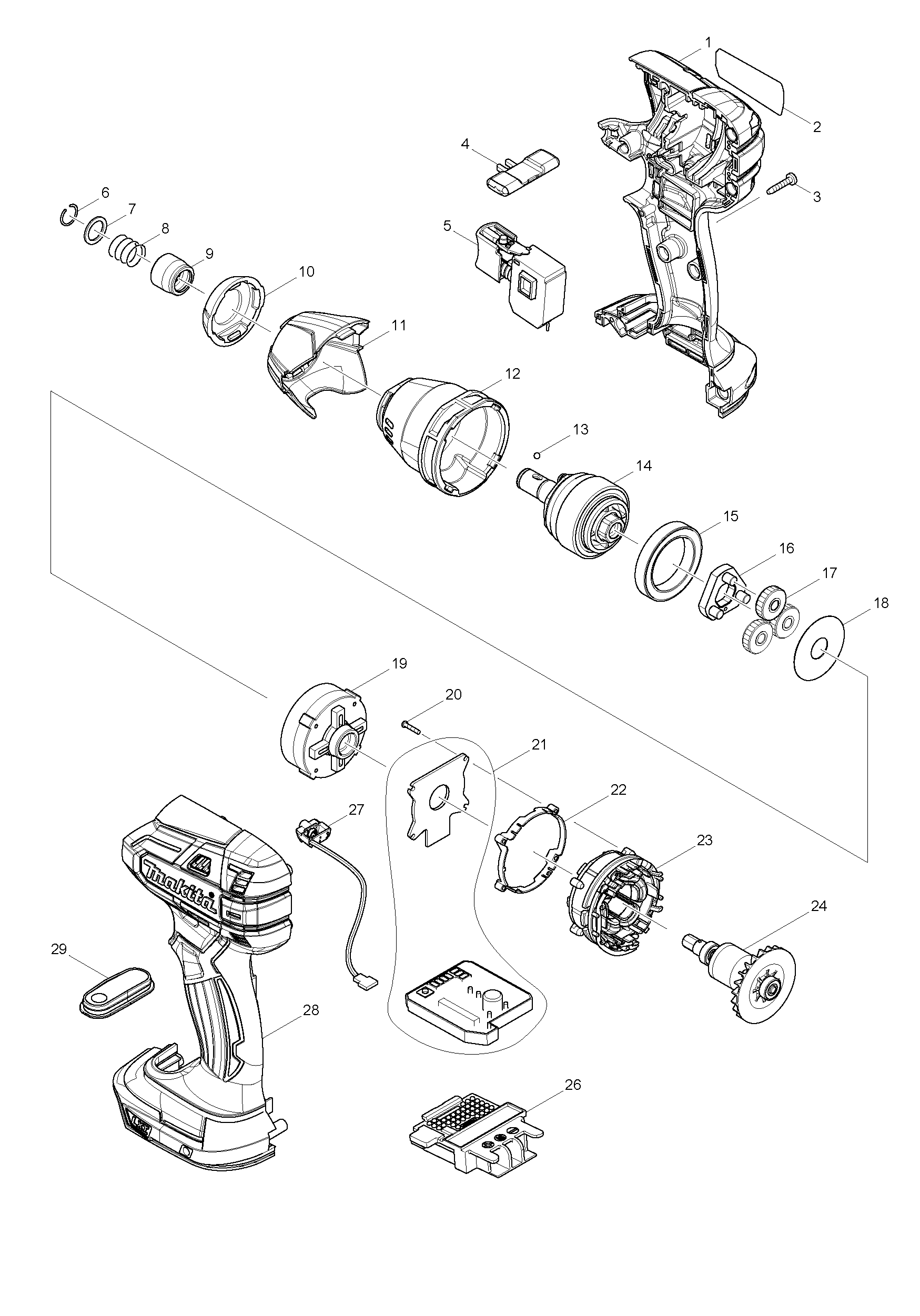 Makita uc4530a схема