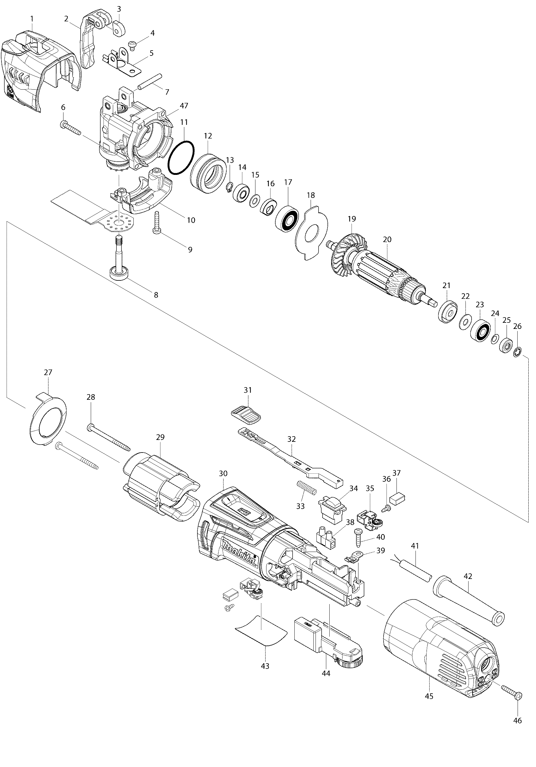 Макита 1203 схема