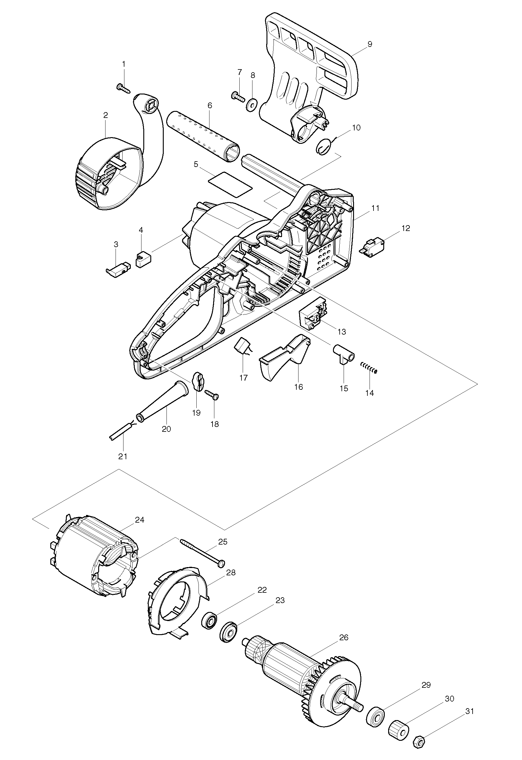 Makita uc4030a схема