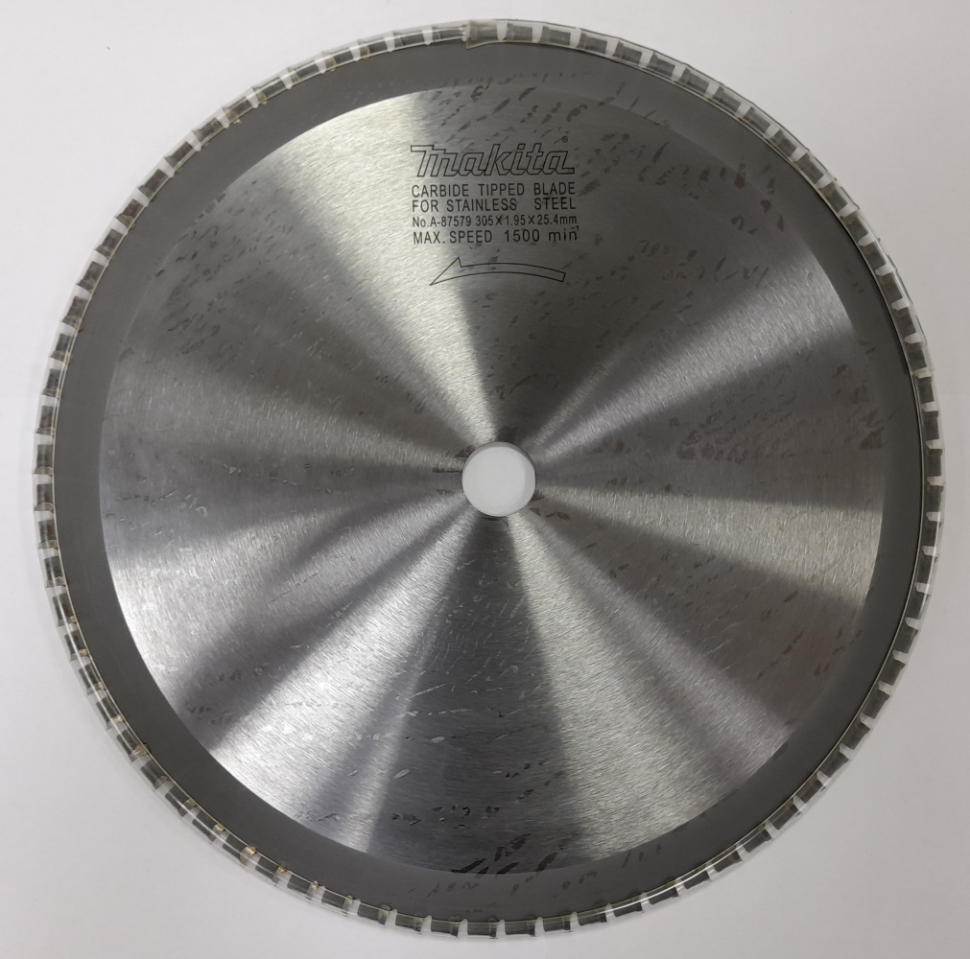 Пильный диск для нержавеющей стали, 305x25,4x1.3x76T Makita A-87579