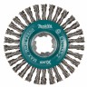 Щетка проволочная дисковая X-lock (d115 мм, толщ. проволоки 0,5 мм, тонкие пучки ) D-73411